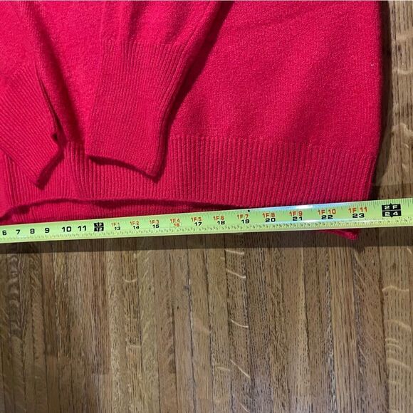 Vince Camuto Bright Cherry Red Love Sweater NWT - Picture 16 of 16
